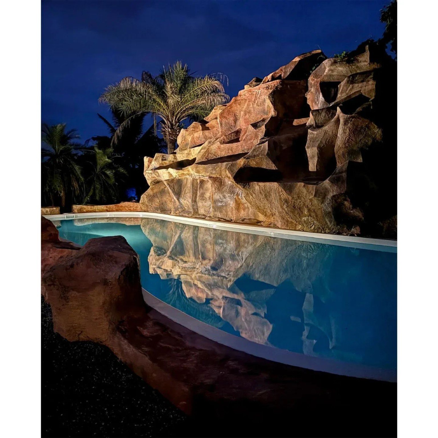 Pool by night