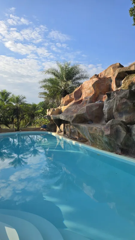 Garden, Pool & Pond · Saltwater pool